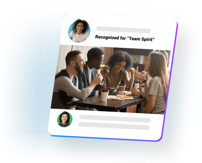 Image of employee recognition in Motivosity, an employee engagement platform that will help you encourage team members to be grateful.