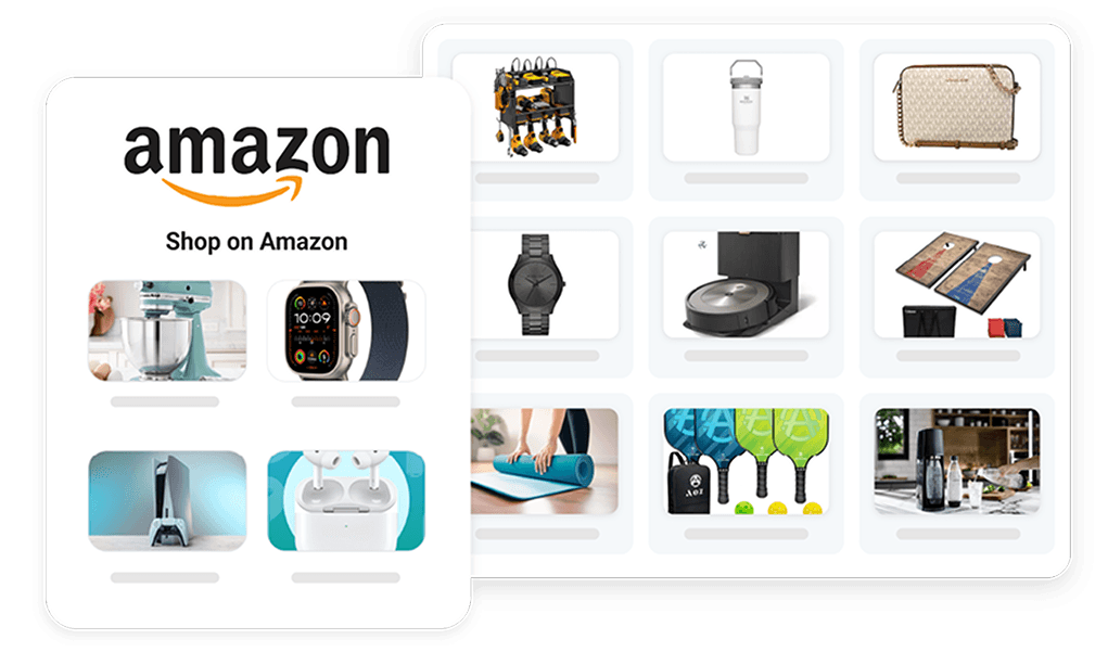 Image of employee rewards from Amazon available in company stores with Motivosity.